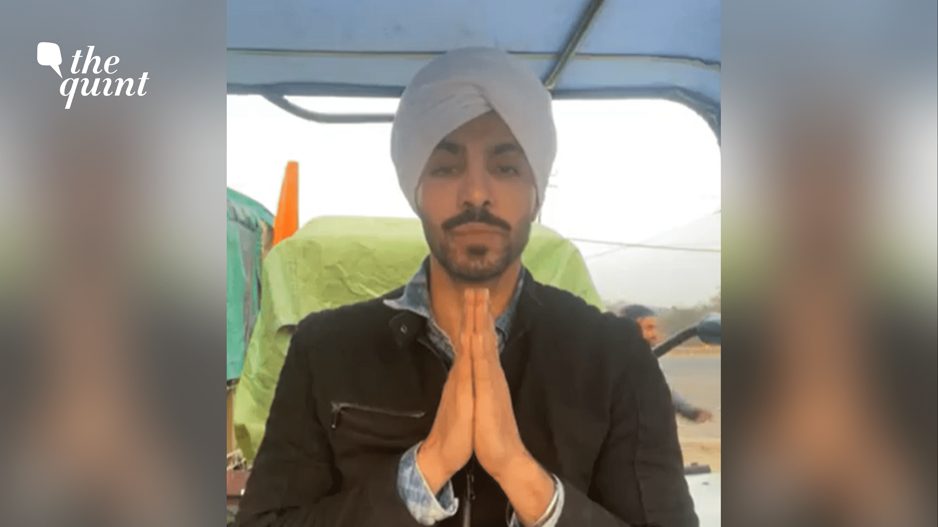 Deep Sidhu was seen at the forefront of the farmers’ protest that started in November 2020 against the three farm laws introduced by the Centre.