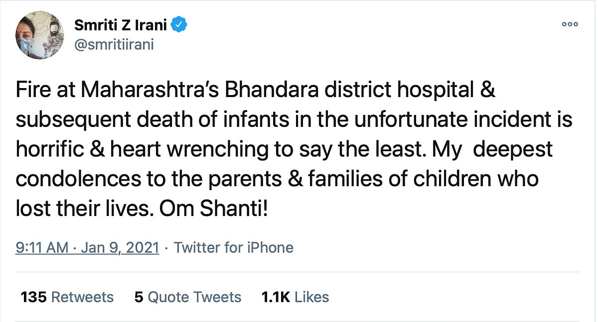 10 Infants Killed in Maharashtra Hospital Fire, Investigation On