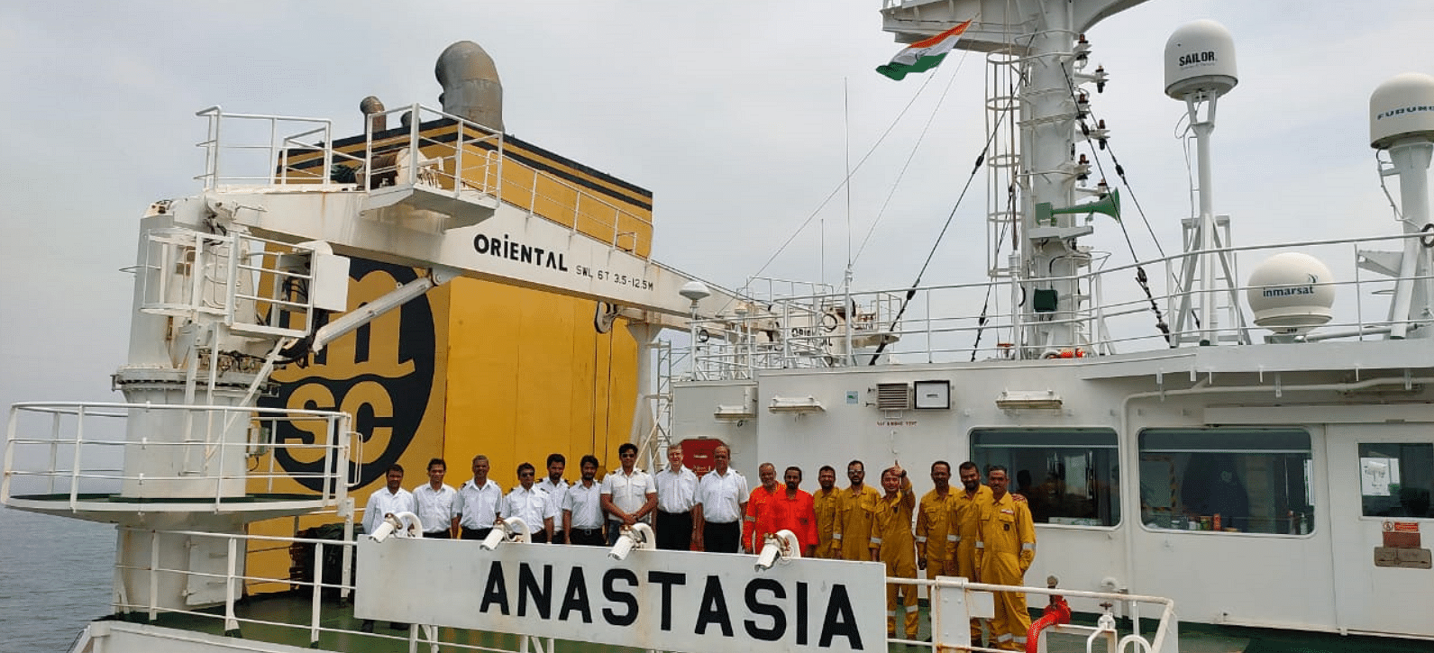 Crew of MV Anastasia