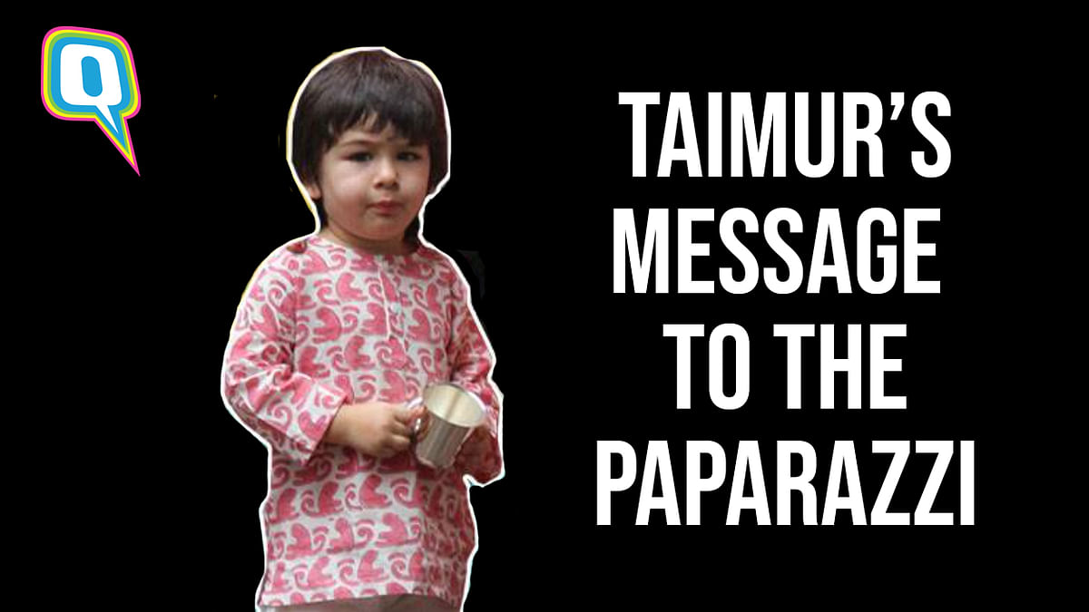 Watch: Taimur Has a Message for the Paps But Are They Listening?