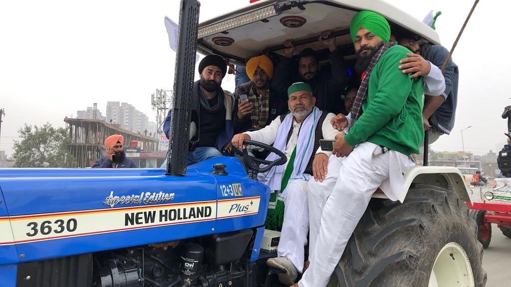 In Photos: Farmers  Hold Tractor Rallies to Protest New Laws