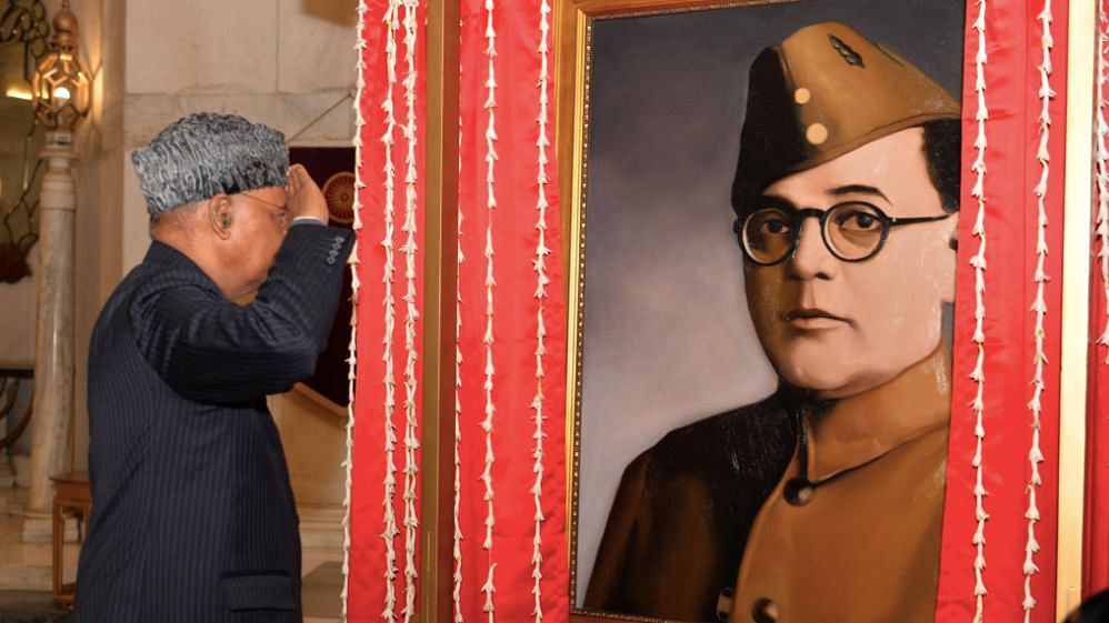 Prosenjit Chatterjee’s portrait as Netaji Subhas Chandra Bose unveiled in the Rashtrapati Bhavan?