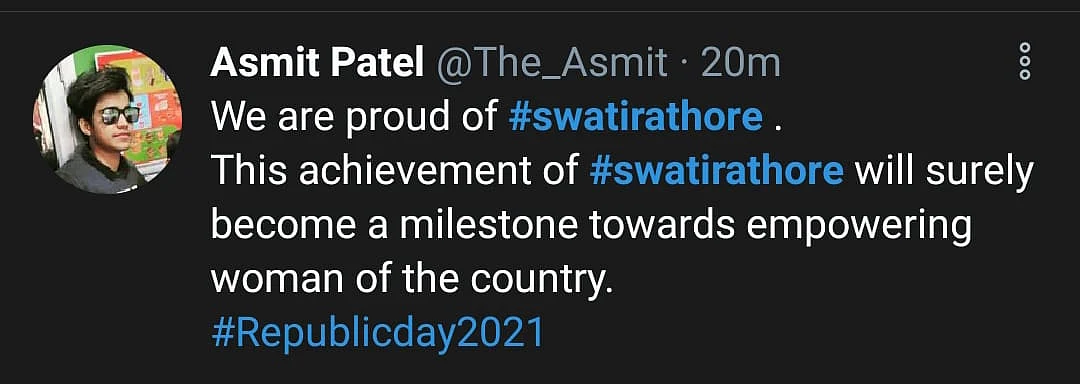 Swati Rathore Becomes First Woman To Lead Republic Day Parade