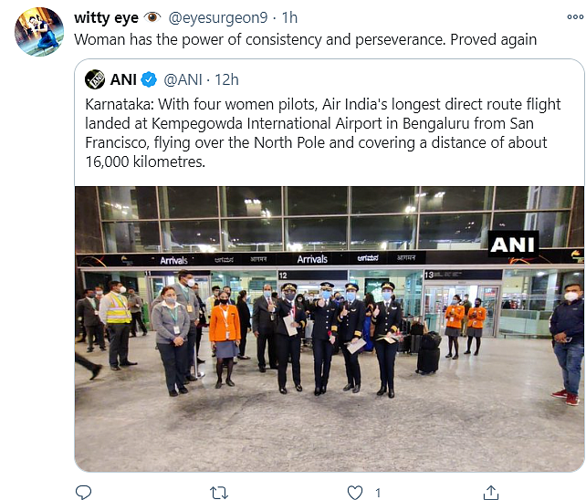 All-Women Pilot Crew Flies Longest Air India Direct Route Flight