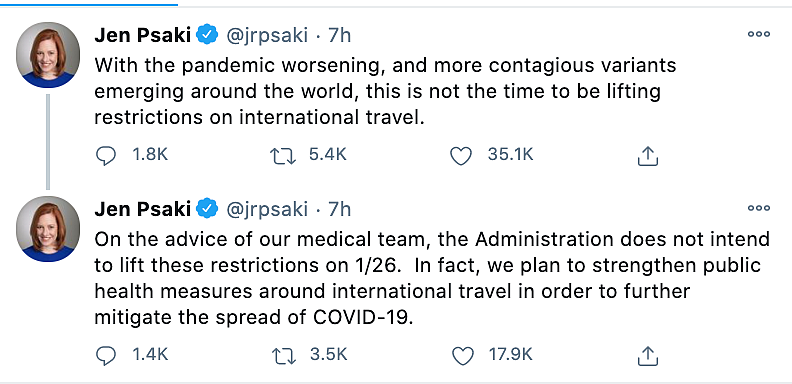 US President-elect Joe Biden’s spokeswoman, Jen Psaki
