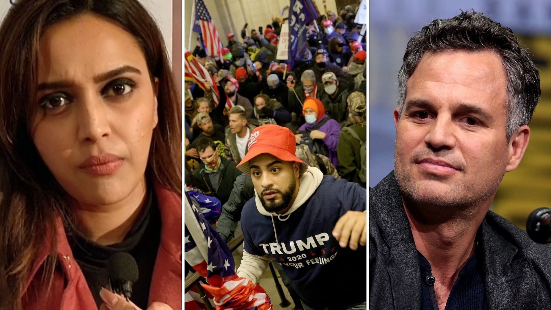Swara Bhasker, Mark Ruffalo and other celebrities condemned the US Capitol violence.
