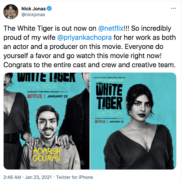 The American rapper has a special mention for Priyanka Chopra too. 