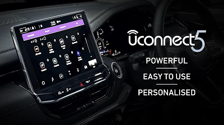 The Jeep Compass 2021 infotainment console is based on FCA’s new Uconnect 5 technology
