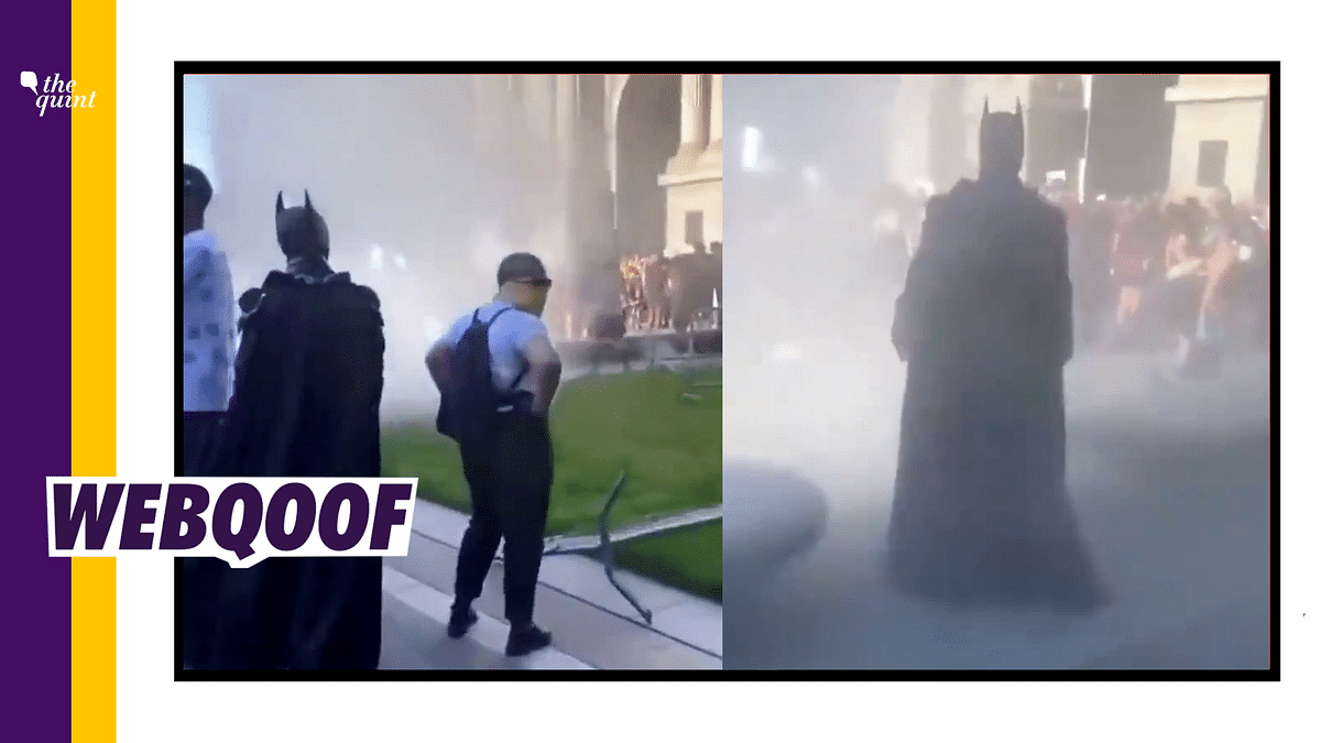 Video of ‘Batman’ at Floyd Protests Revived Amid US Capitol Siege