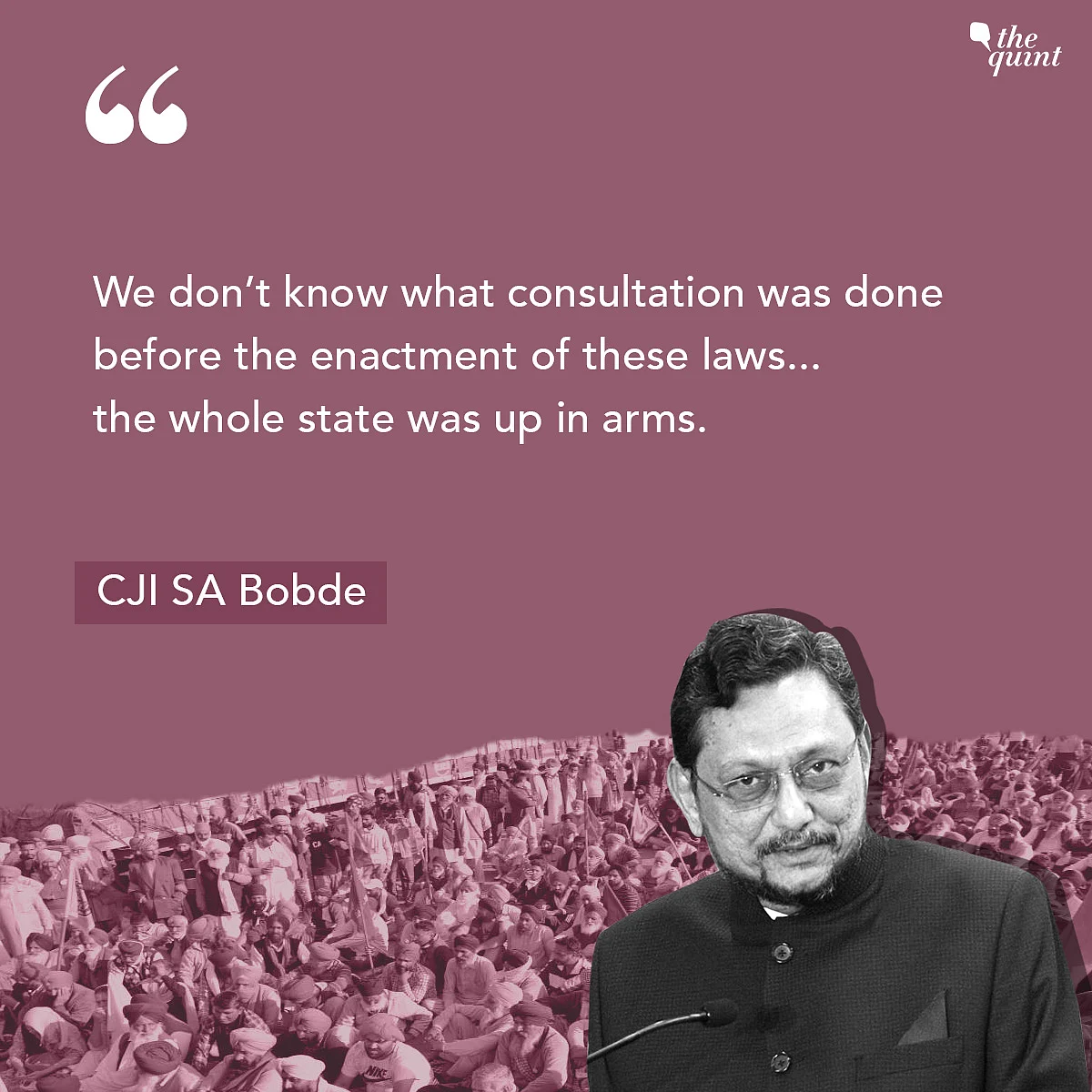 SC ‘Extremely Disappointed’ With Centre on Farmers’ Protests: CJI