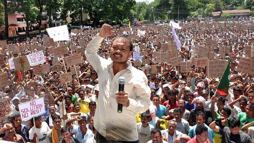Assam’s RTI activist Akhil Gogoi.&nbsp;