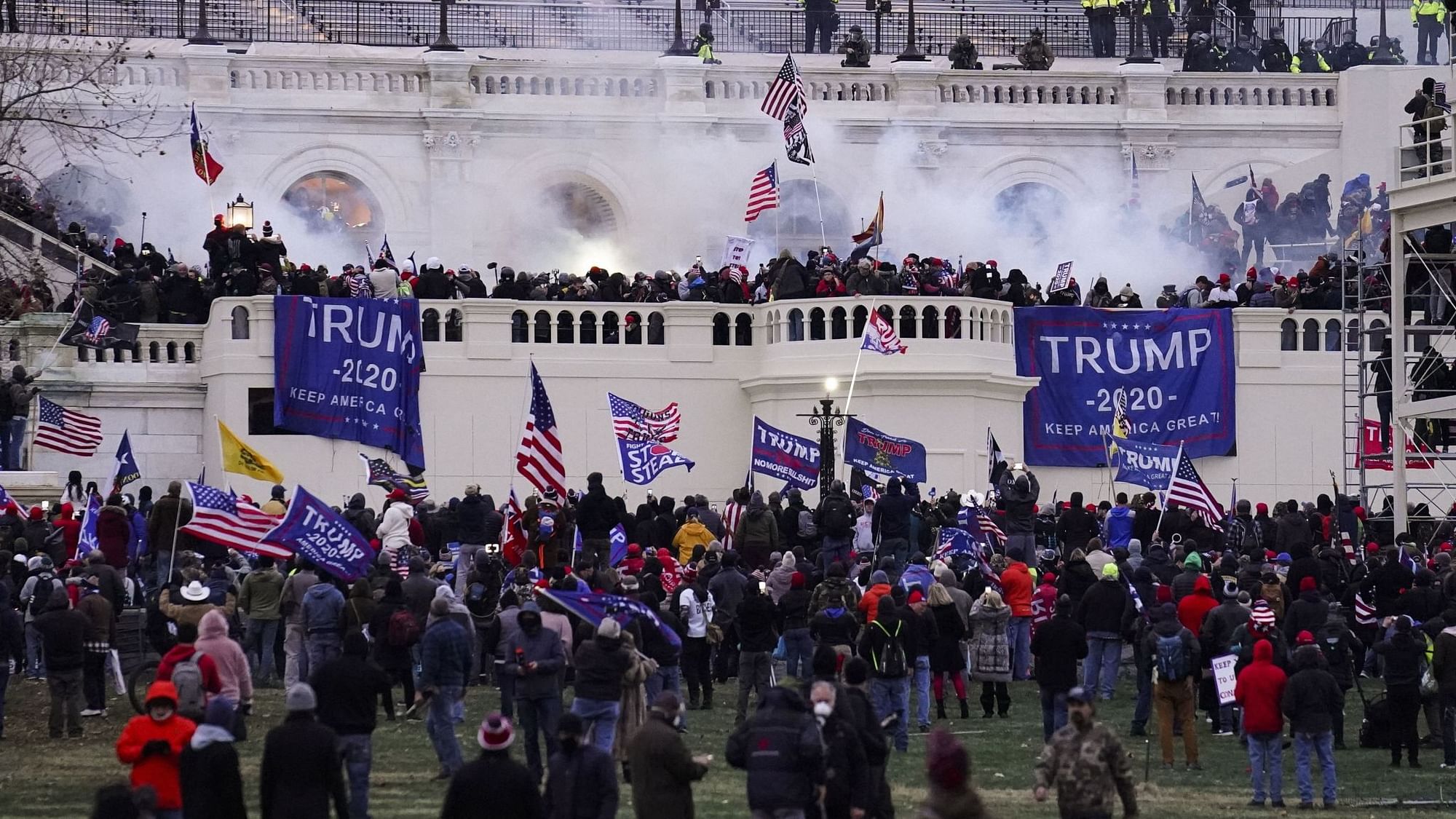 Violent protesters, loyal to President Donald Trump, stormed the US Capitol, on Wednesday, 6 January, in Washington DC.