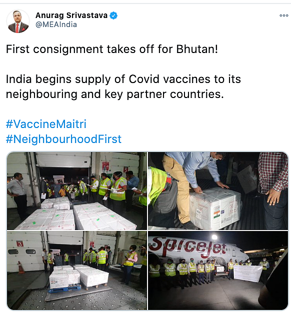 India imports SII’s COVID-19 vaccine to other countries