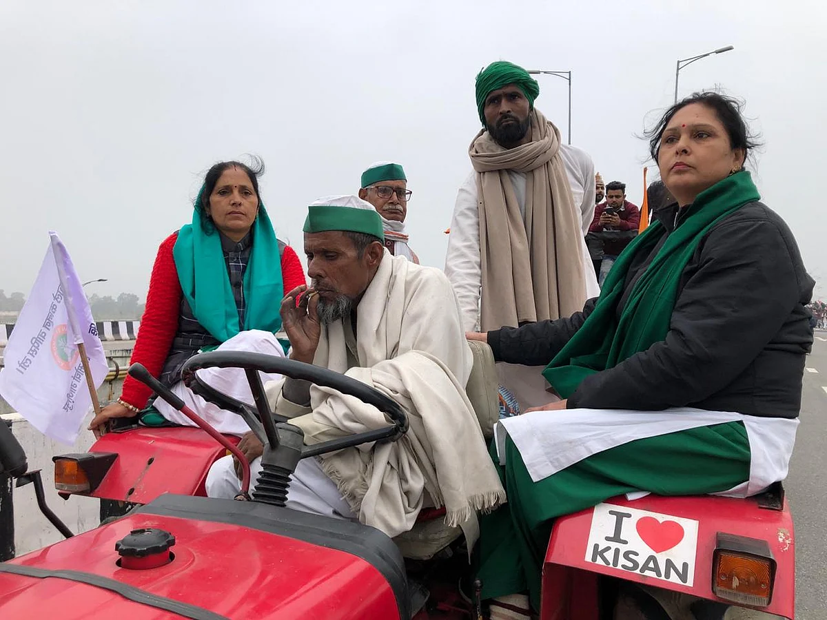 ‘Rehearsal for 26 Jan’: Show of Strength at Farmers’ Tractor Rally