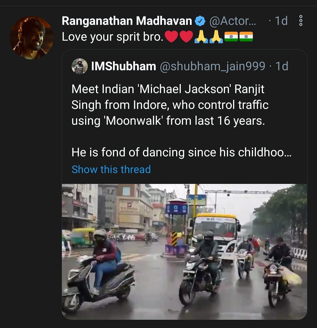 A video of a policeman dancing and managing traffic has gone viral on social media.