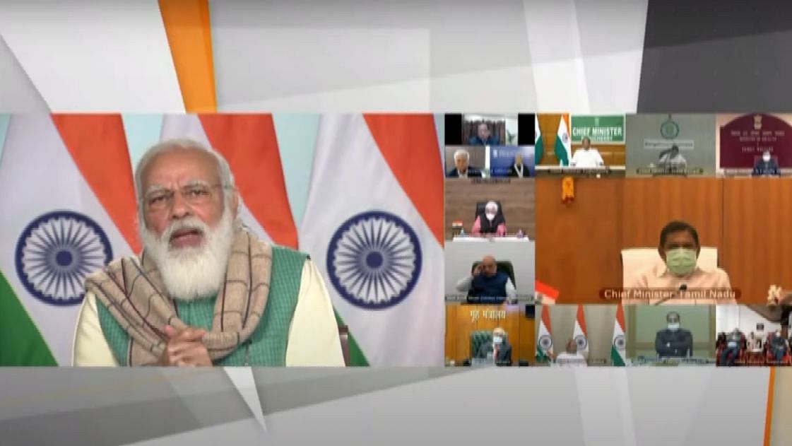 PM Modi said the coordination between Centre and states in fighting COVID-19 is a great example of federalism.