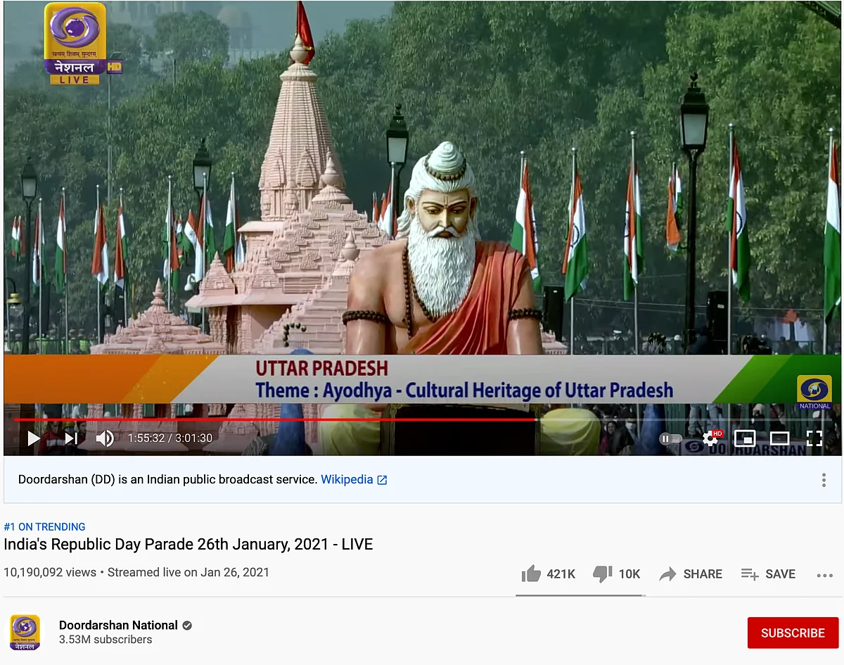 Bihar’s 2011 R-Day Tableau Shared As That of UP ‘Under SP Rule’