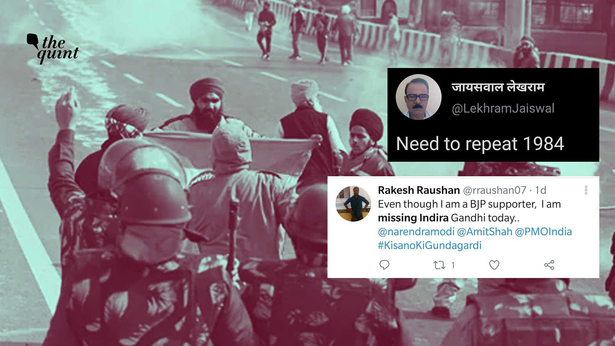 On Republic Day hundreds of Twitter handles called for police brutality and shooting of protesting Sikh farmers.&nbsp;