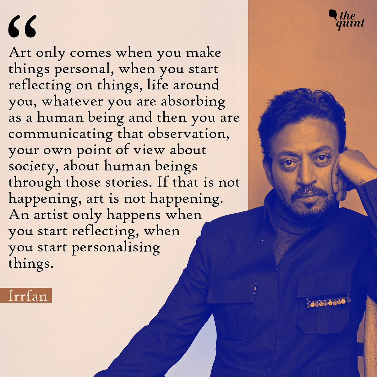 Remembering Irrfan’s Thoughts on Acting, 100 Cr Clubs and Journeys