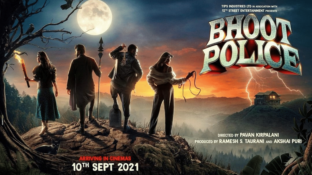  <p>Poster of the flm Bhoot Police.</p>