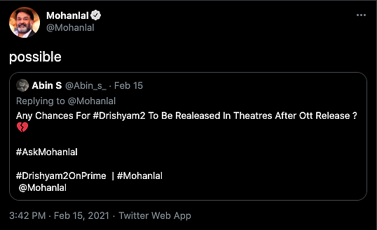 How Mohanlal’s Marakkar Is Connected to Drishyam 2’s OTT Release