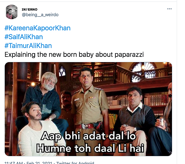 Taimur Memes Flood Twitter as Saif, Kareena Welcome Second Child
