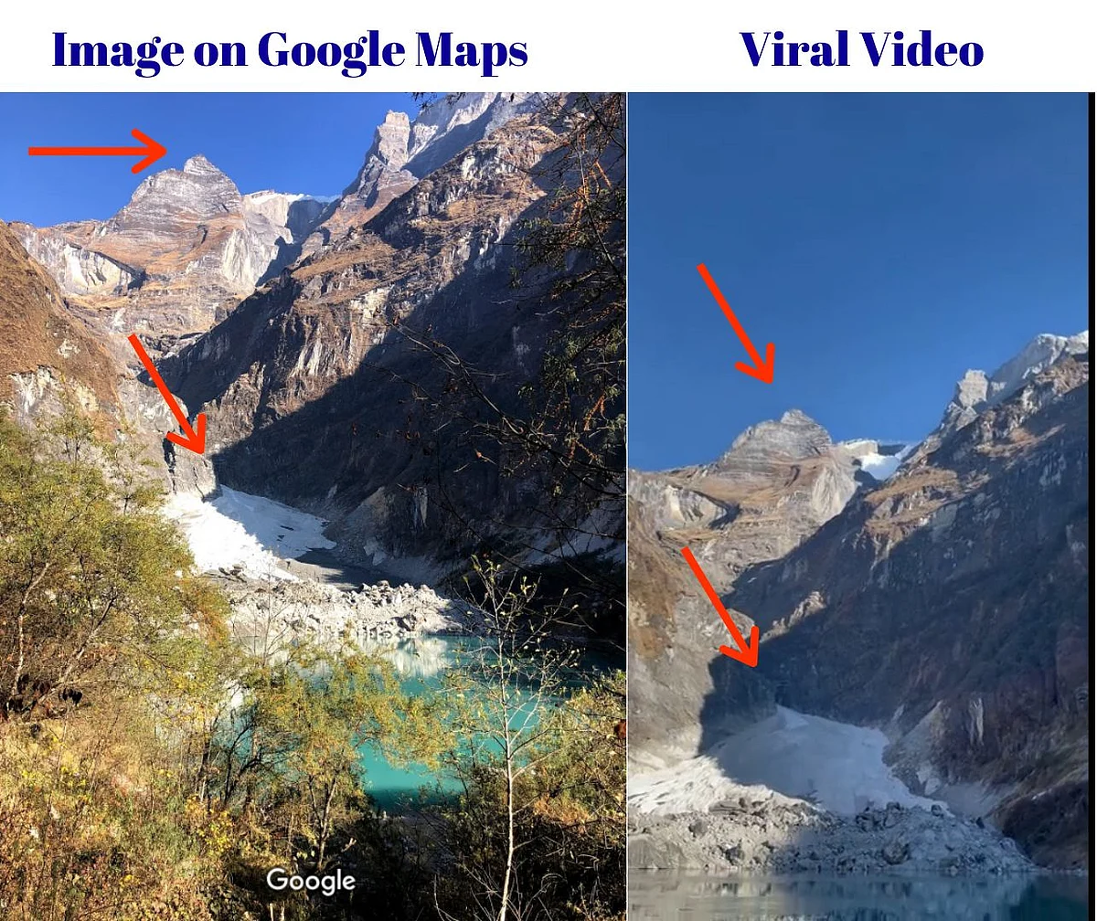 Visuals From Nepal Viral as ‘Glacier Burst in Uttarakhand’