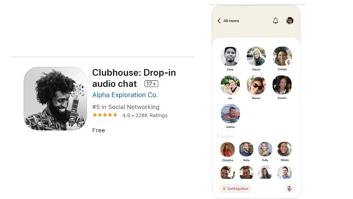 Clubhouse is a voice-based app which is only available for iPhone users.