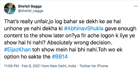 BB14: Rashami Desai, Kamya Punjabi Call Abhinav's Eviction Unfair