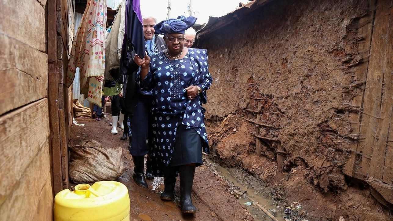 Dr Ngozi Okonjo-Iweala on her visit to Kibera – Africa’s largest urban slum.