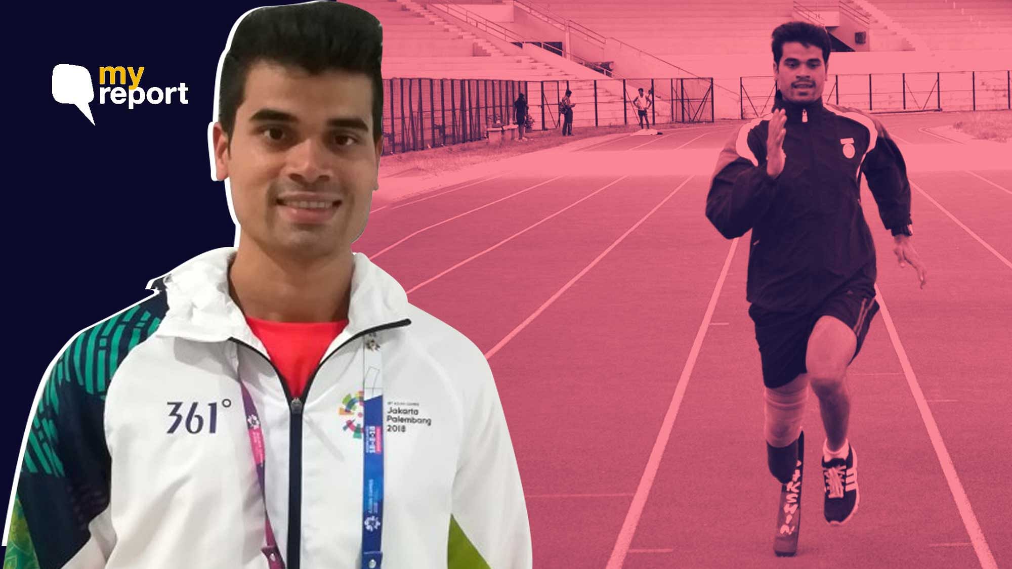 Manish became the first amputee leg in India to get a Bachelor’s degree in sports.&nbsp;