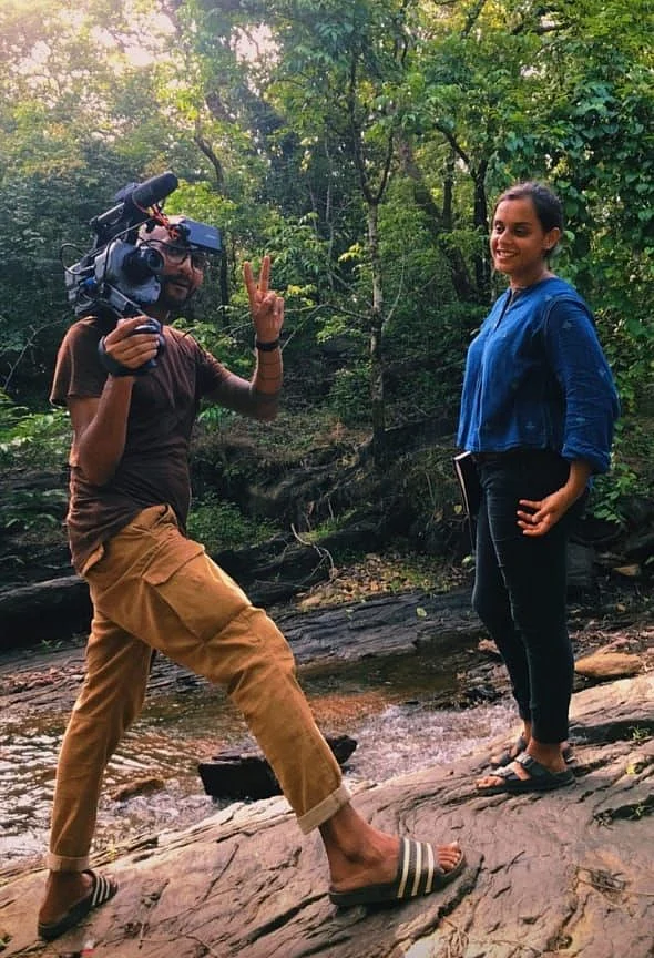 The crew shooting ‘My Mollem: Goa’s Green Heart’