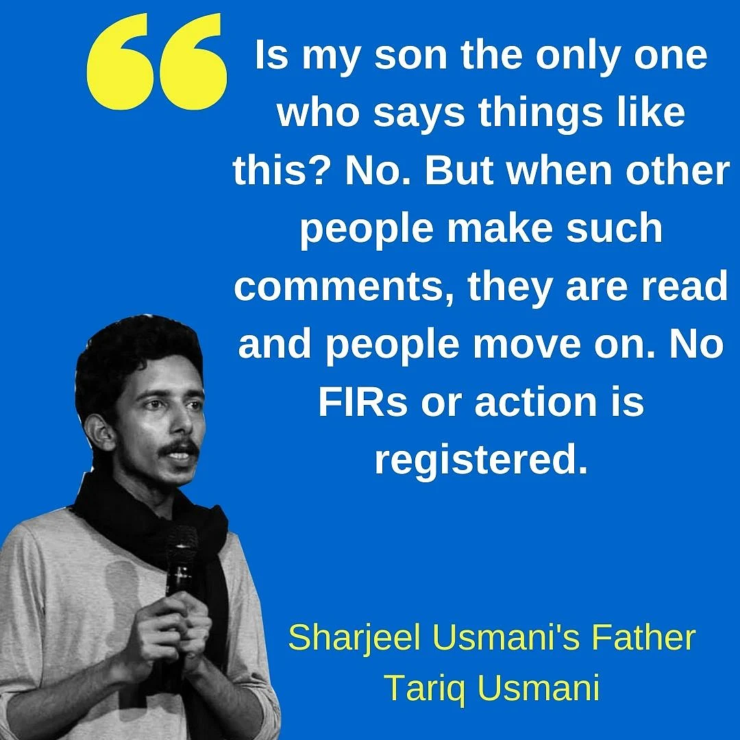 ‘Nothing to Gain From Speeches He Makes’: Sharjeel Usmani’s Father