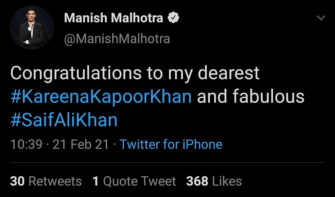 Karisma, Riddhima, Neetu Kapoor Congratulate Saif & Kareena