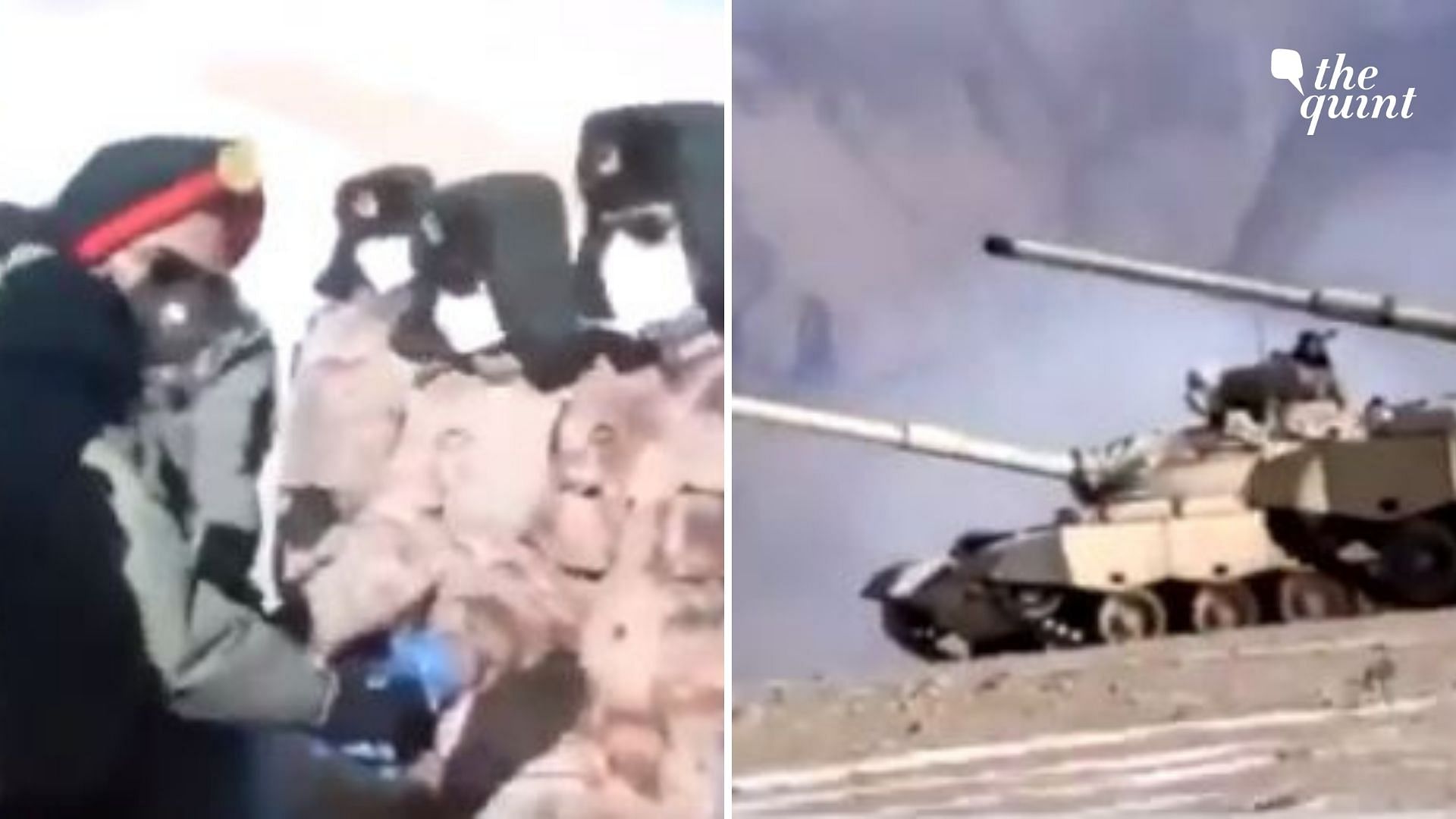 In the 1.15-minute clip being shared on social media, visuals of the formal meeting of the disengagement and the tanks of the Indian Army and Chinese PLA being disengaged can be seen.