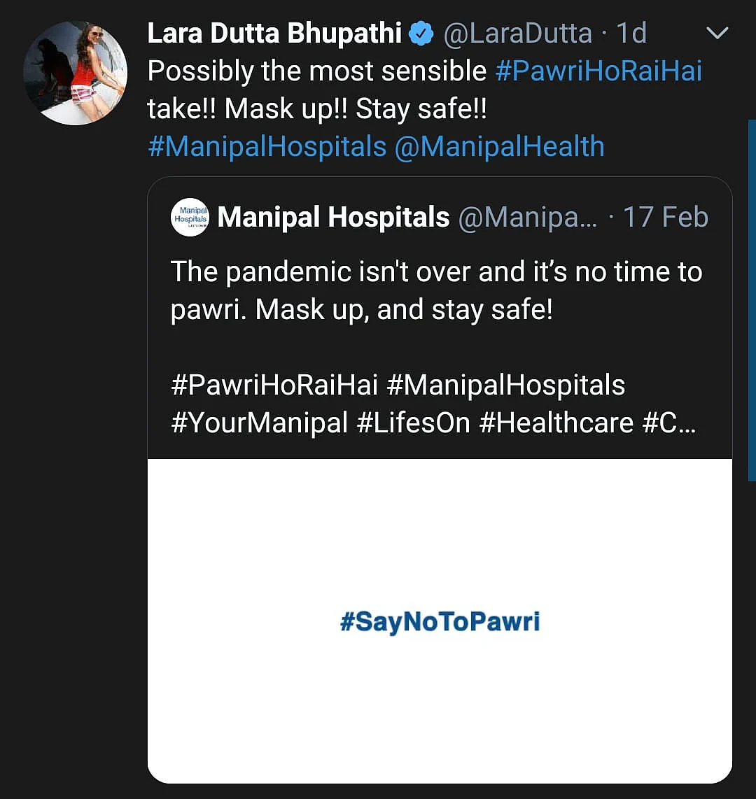 Manipal Hospital Doctors Share 'Pawri' Video, But With a Message