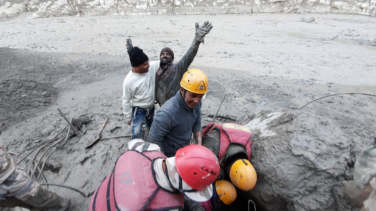 U’khand Glacier Burst: 12 Rescued, 8 Bodies Recovered From Tapovan