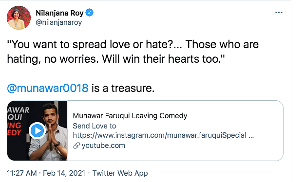 You Want to Spread Love or Hate?: Munawar Faruqui in Latest Video