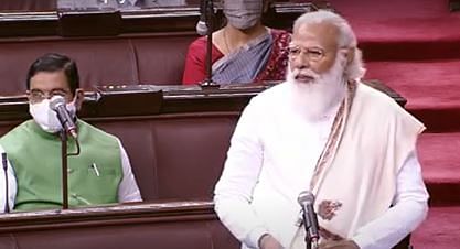 Prime Minister Narendra Modi on Monday, 8 February, addressed the Rajya Sabha to reply to the Motion of Thanks on the President’s address.