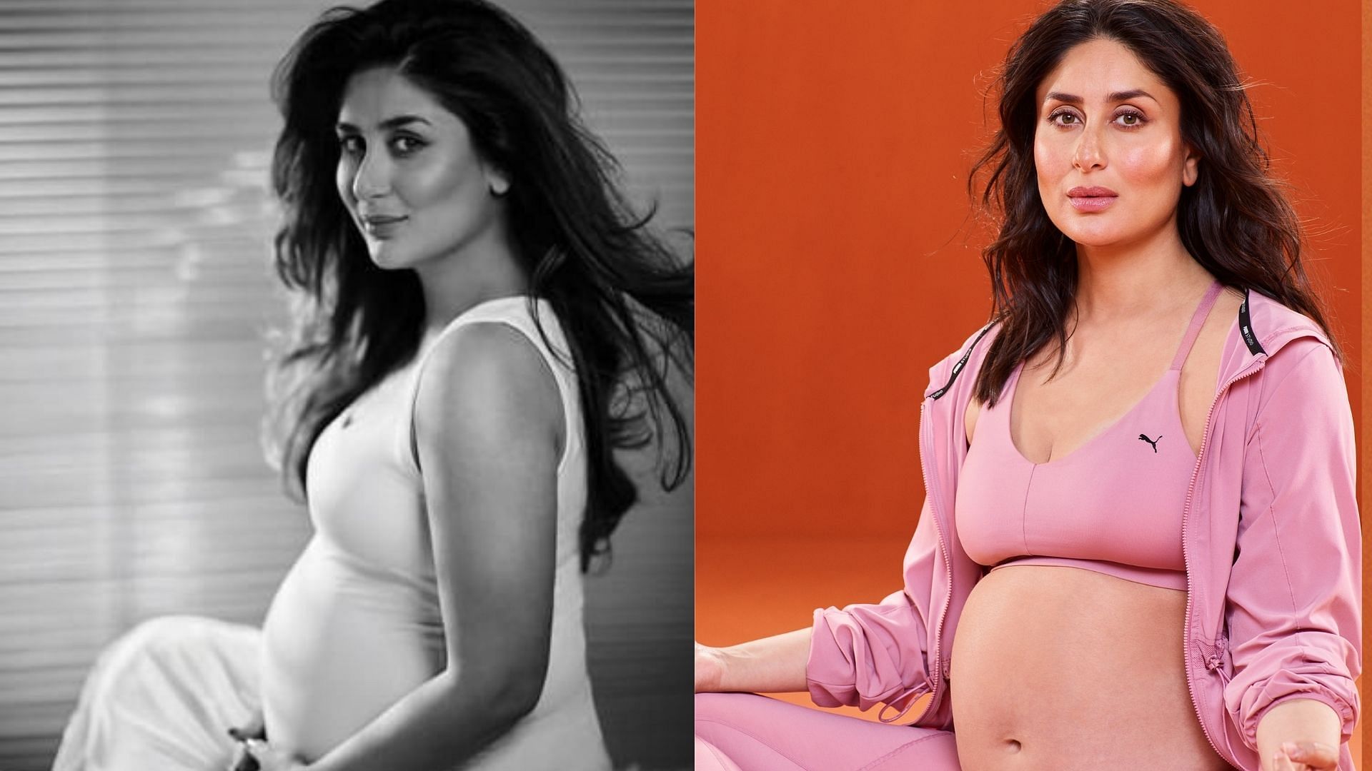 Kareena Kapoor Khan then and now pregnancy picture.