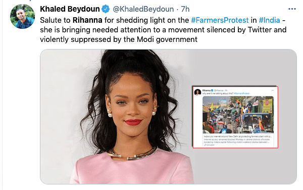 “Why aren’t we talking about this?!” Rihanna had tweeted, adding the hashtag #FarmersProtest.