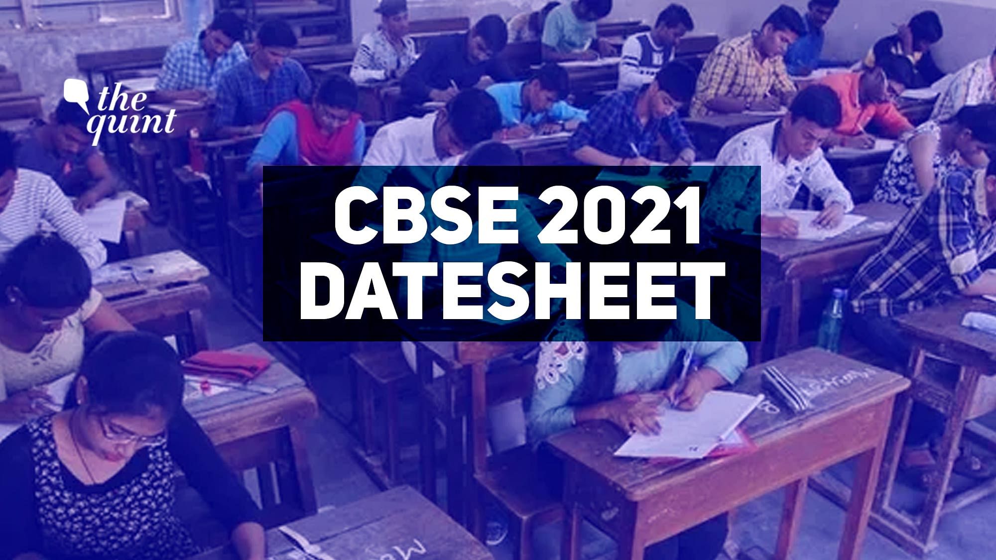 CBSE has released the datesheet for class 10 and 12 board exams.&nbsp;