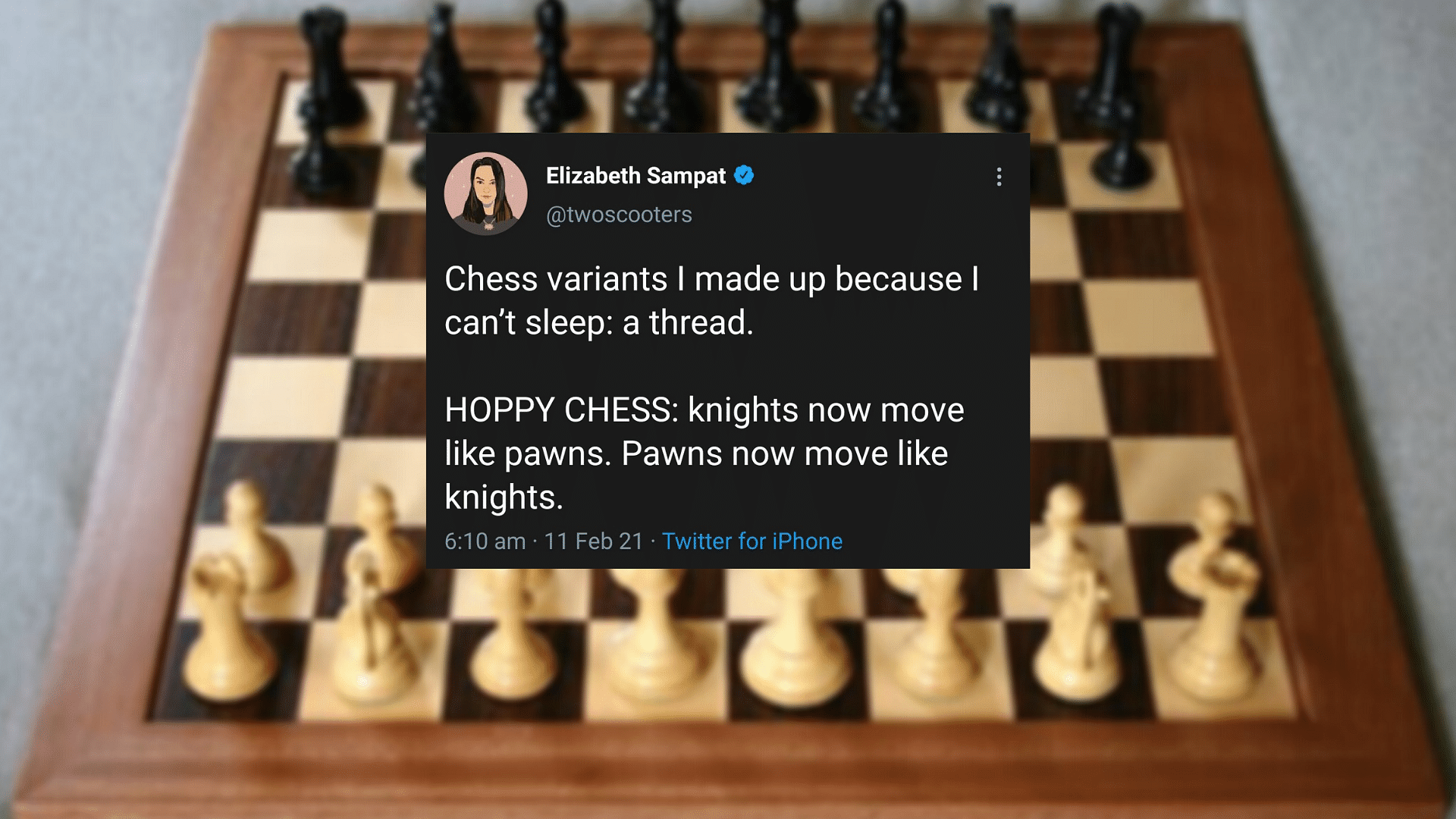 Sleepless game designer comes up with many chess variants