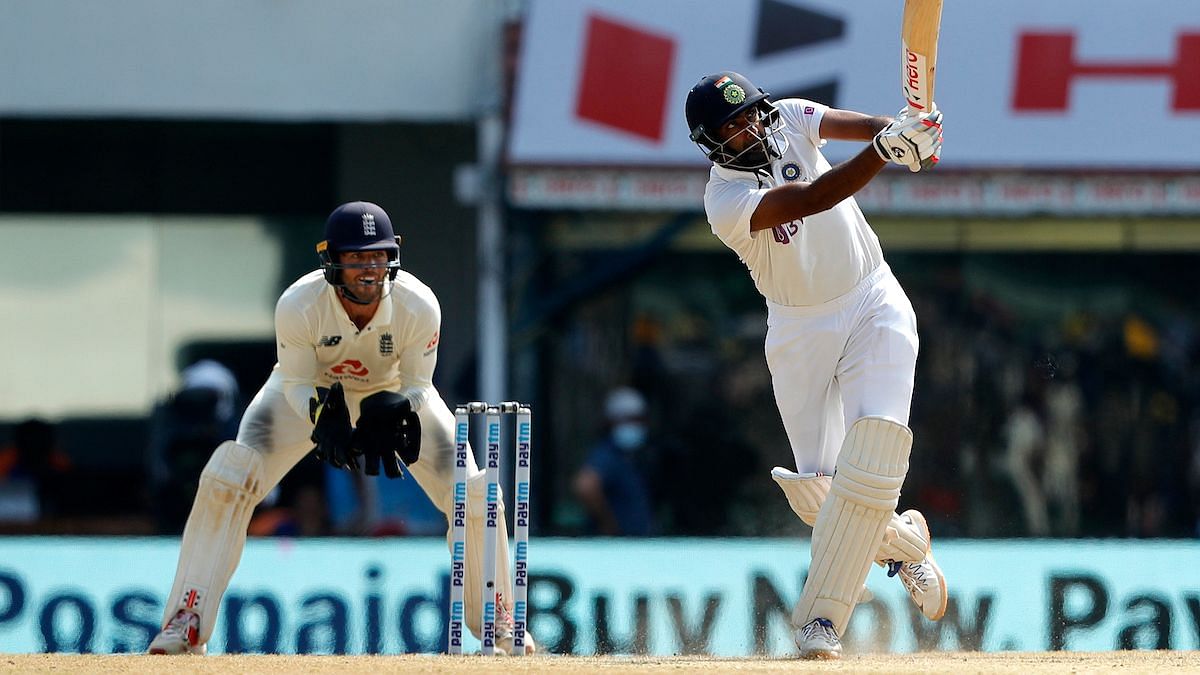 R Ashwin top scored in the 2nd innings for India in the 2nd Chennai Test against England.