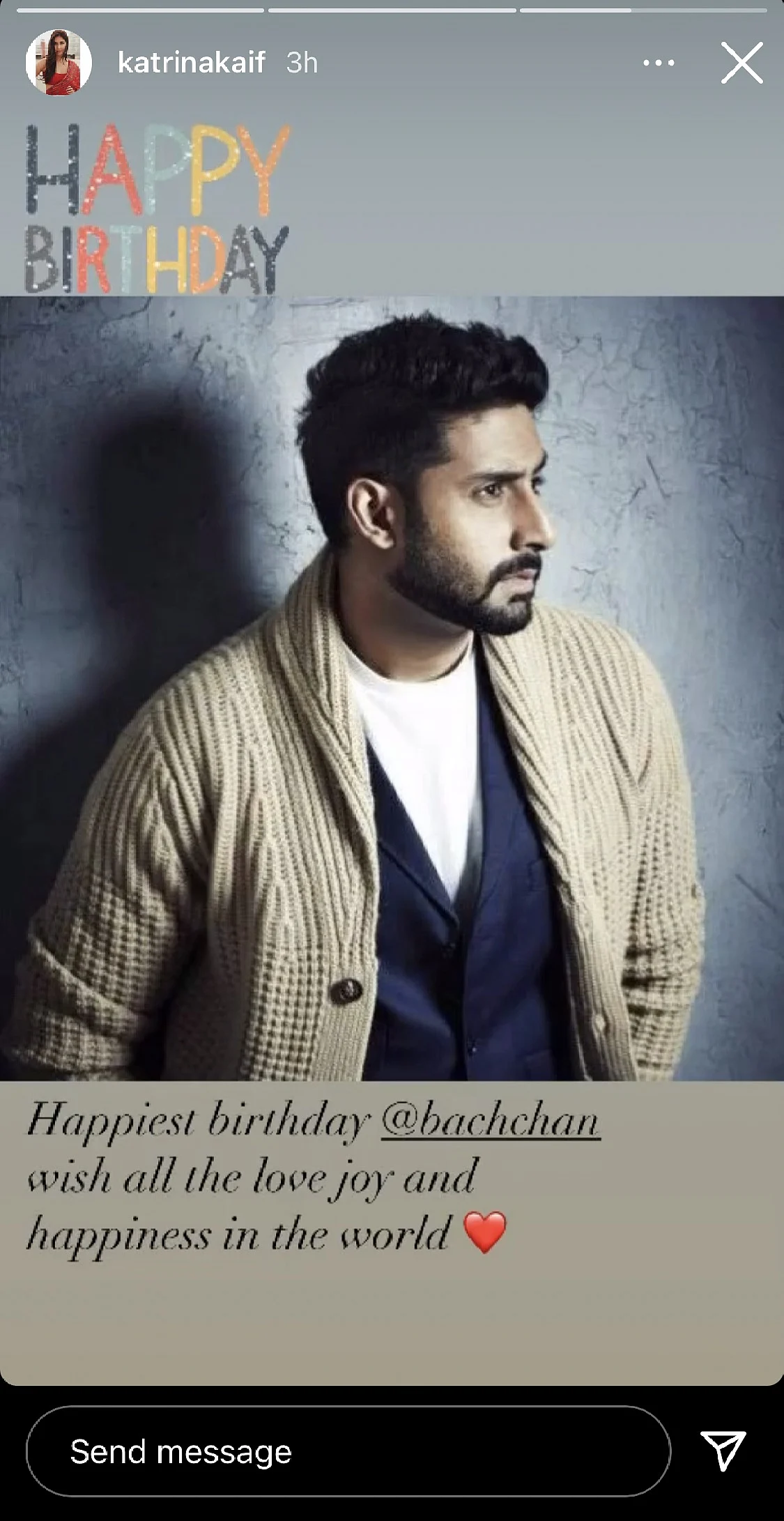 Big B to Navya Nanda, Wishes Pour in for Abhishek on His Birthday