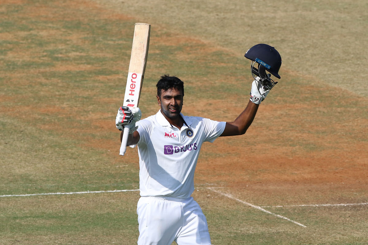 R Ashwin followed up his fifer with the ball in the Chennai Test with a century on Day 3 vs England.