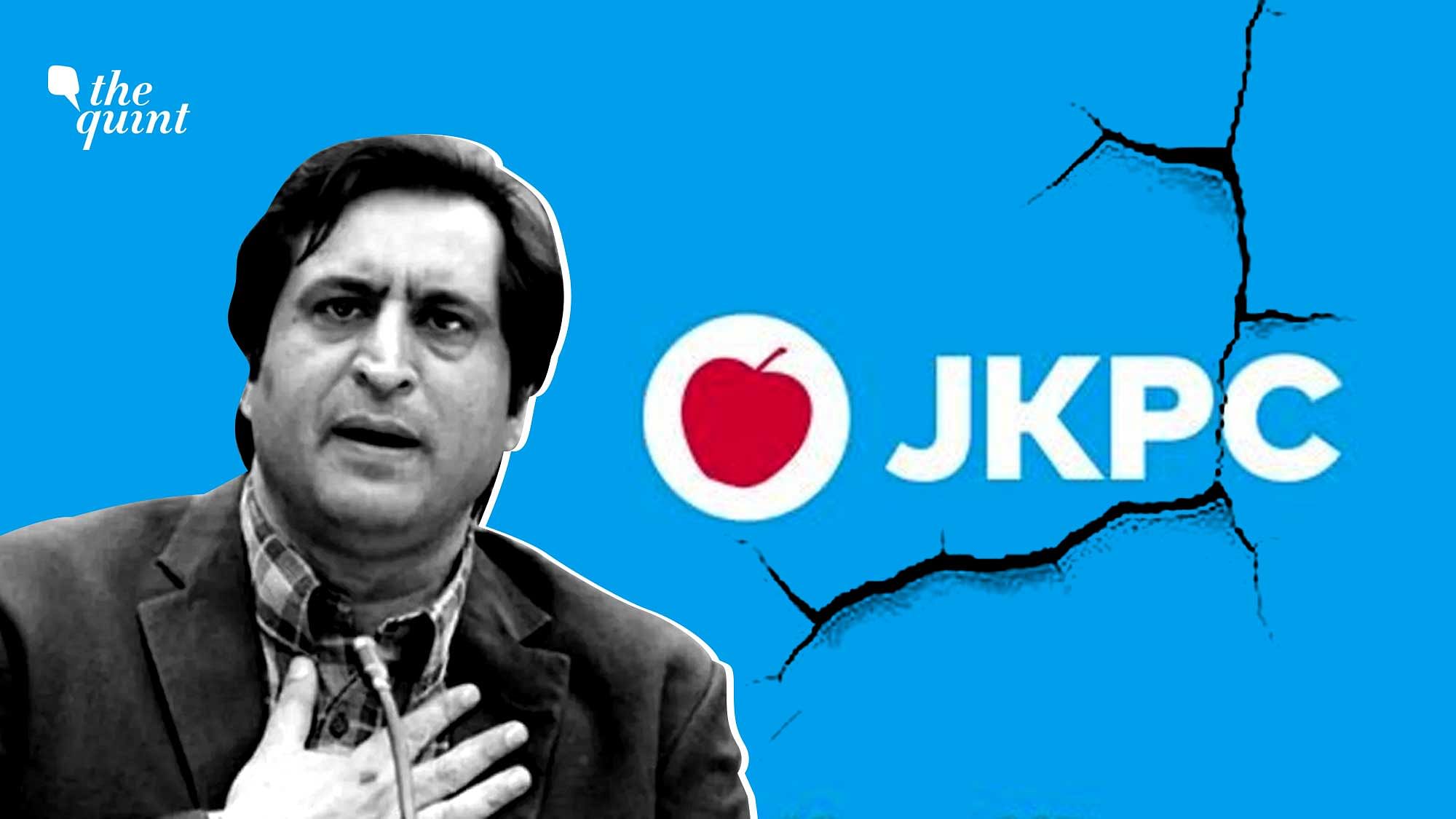  Image of J&amp;K politician Sajad Lone and his party, the People’s Conference, symbol used for representational purposes.