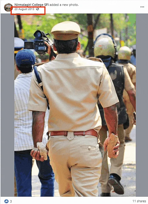 Old, Unrelated Images of Cops Falsely Linked to Farmers’ Protest