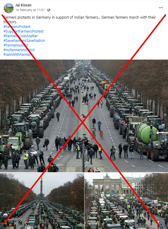 The German farmers were protesting against proposals for their country’s agricultural policies on 26 November 2019.