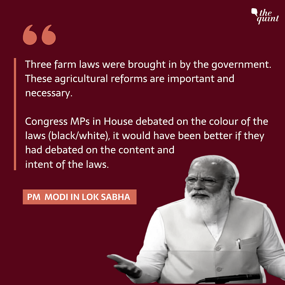PM Says Farmers’ Protest Holy, Slams ‘Andolanjeevis’ for Hijacking